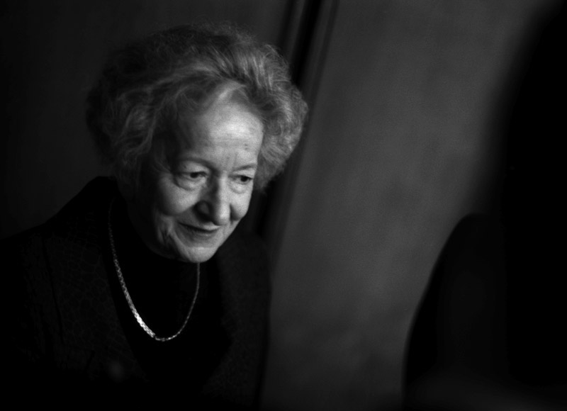 Poetka Wisława Szymborska, Frankfurt, 1997, fot. Elżbieta Lempp